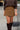 Khaki High Waist A-Line Skirt Secondary image