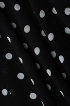 Polka Dot Halter Strapless Mini Dress