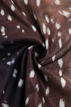 Deer Print V Neck Sleeveless Halter Top