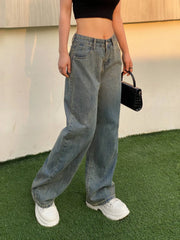 90s Washed High Waist Boyfriend Jeans Boyfriend Jeans