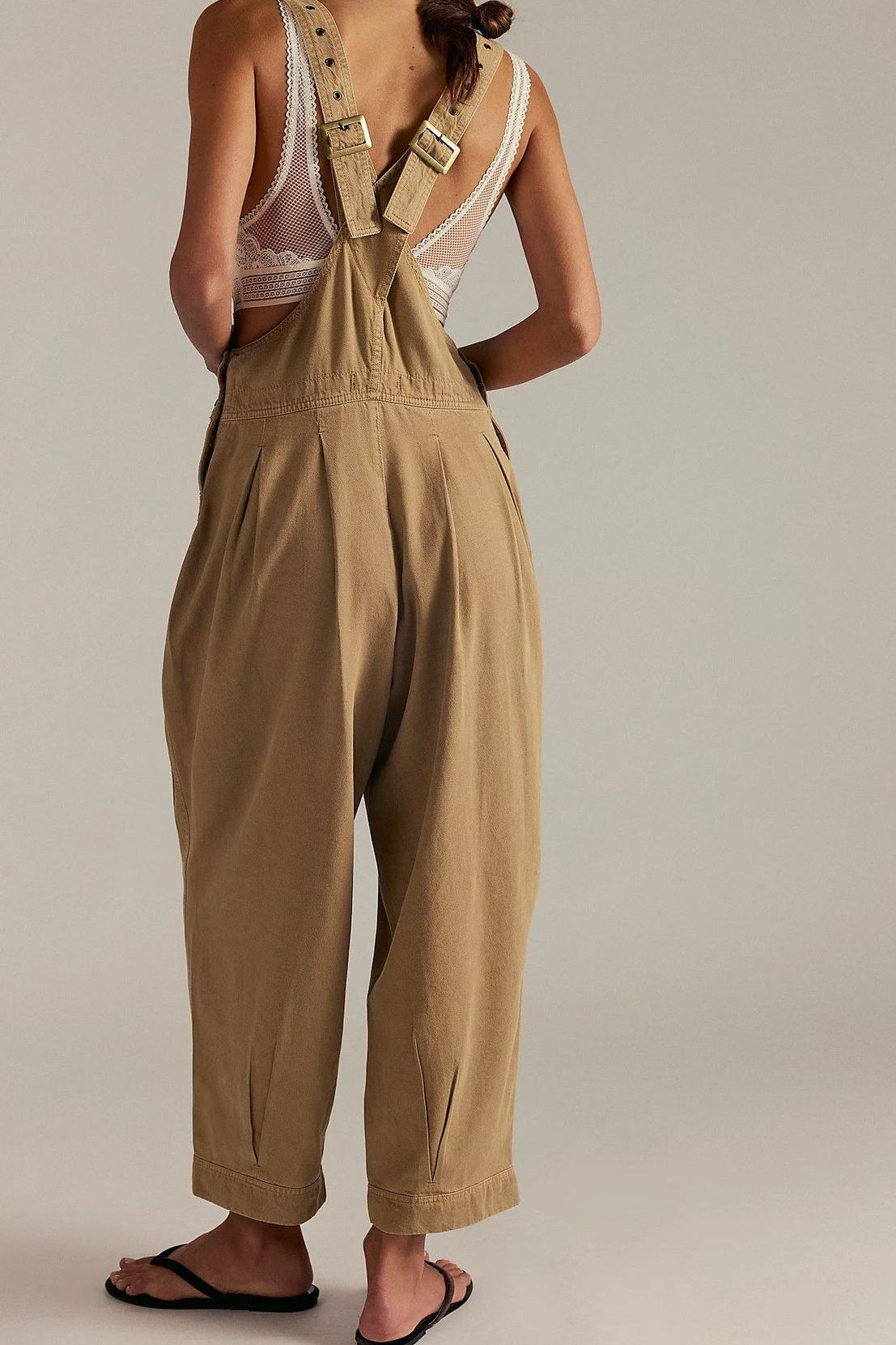 Casual Side Pocket Denim Overall Jeans