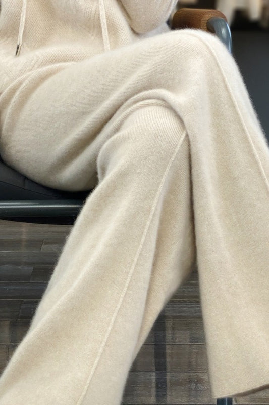 Thickened Wool High Waist Knit Pants Secondary image