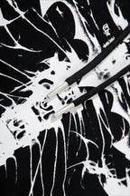 Skeleton Graphic Washed Pullover Hoodie