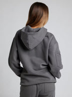 Solid Eye Mask Hoodie Pants Two Piece Set