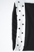 Ruched Polka Dot Strapless Slim Fit Tube Top