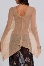 Crochet Hollow Knit Multi Way Cover Up Crop Top