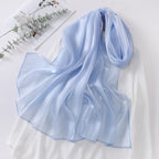 Organza Sheer Glossy Elegant Head Scarf
