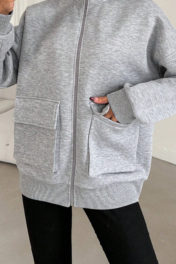 Slim Fit Casual Bomber Jacket Secondary image