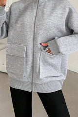 Slim Fit Casual Bomber Jacket