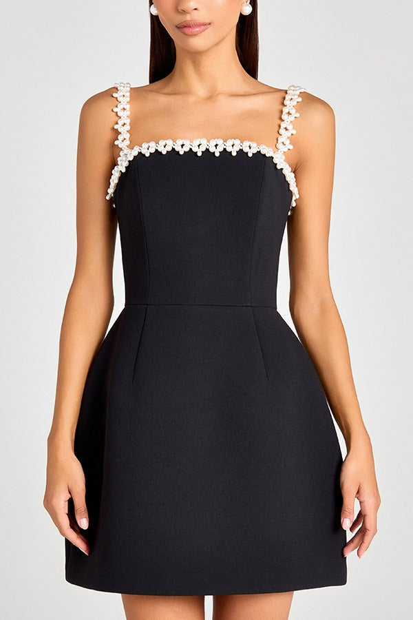 Beaded Solid Color Bodycon Cocktail Dress Secondary image