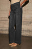 High Waist Wide Leg Vintage Jeans Black / S