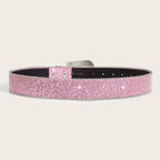Chic Rhinestone Buckle Y2K Belt