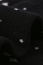 Two Tone Slouchy Letter Printed Socks