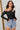 Slanted Neckline Bodycon Knit Top Secondary image
