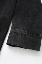 Dark Vintage Relaxed Denim Overcoat
