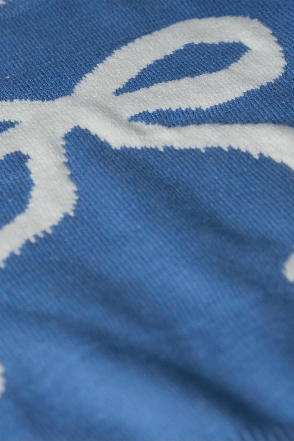 Bow Jacquard Knit Pullover Sweater