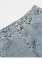 Vintage Bow Bandage Wide Leg Jeans