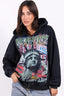 Washed Statue of Liberty Graphic Hoodie