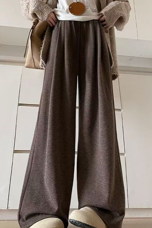 Relaxed Casual Drapey Knit Pants Secondary image