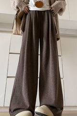 Relaxed Casual Drapey Knit Pants