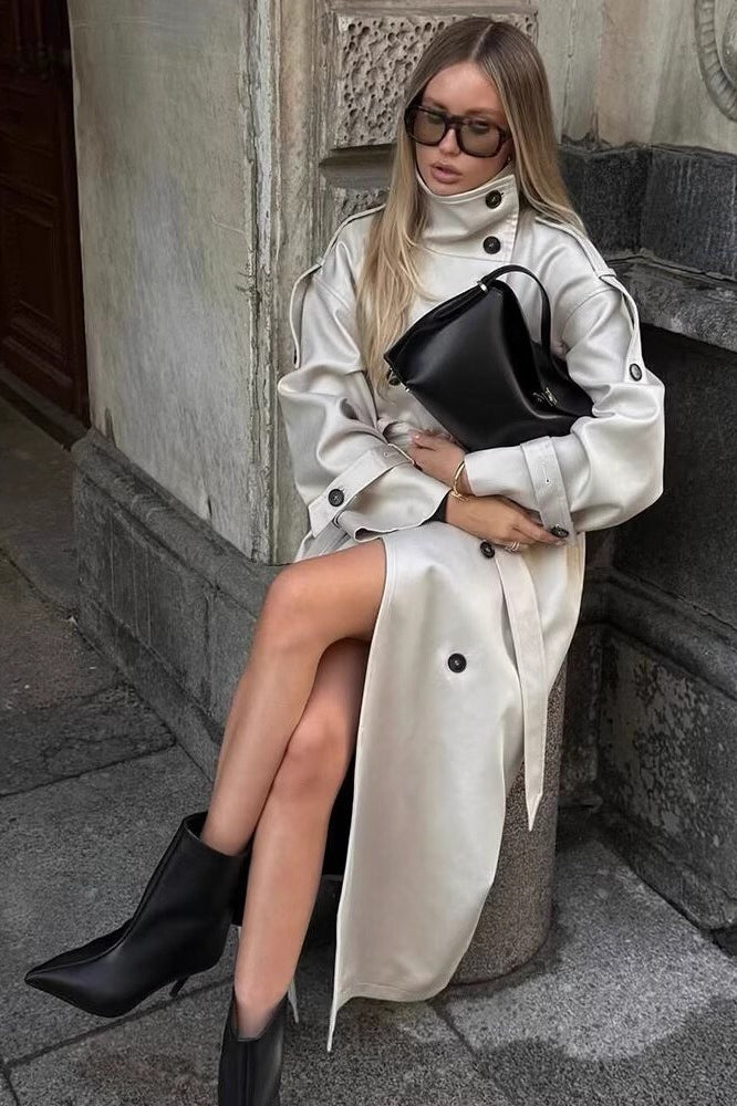 Double Breasted Belted Overcoat Secondary image