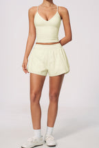 Brushed Double Layer Sports Shorts