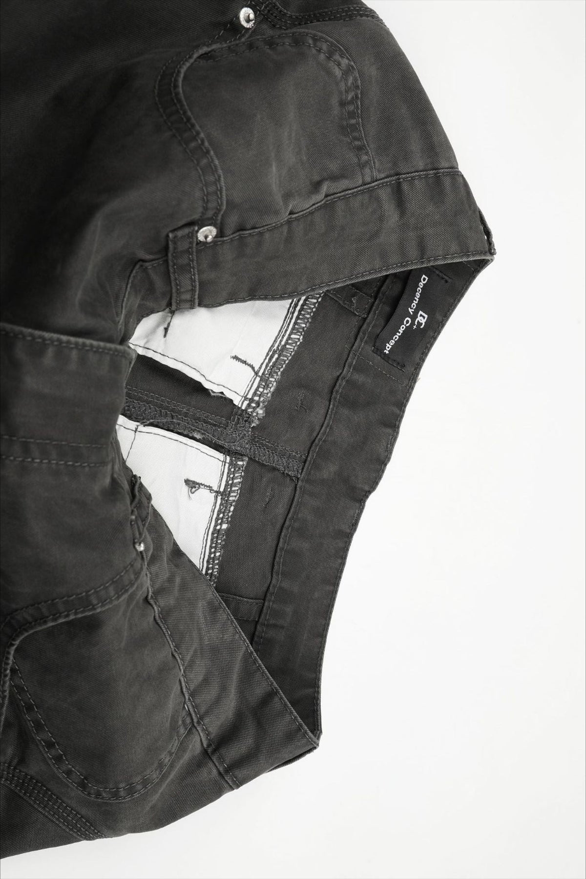 Studded Pocket Wide Leg Cargo Pants
