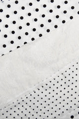Sheer Polka Dot Asymmetrical Skirt