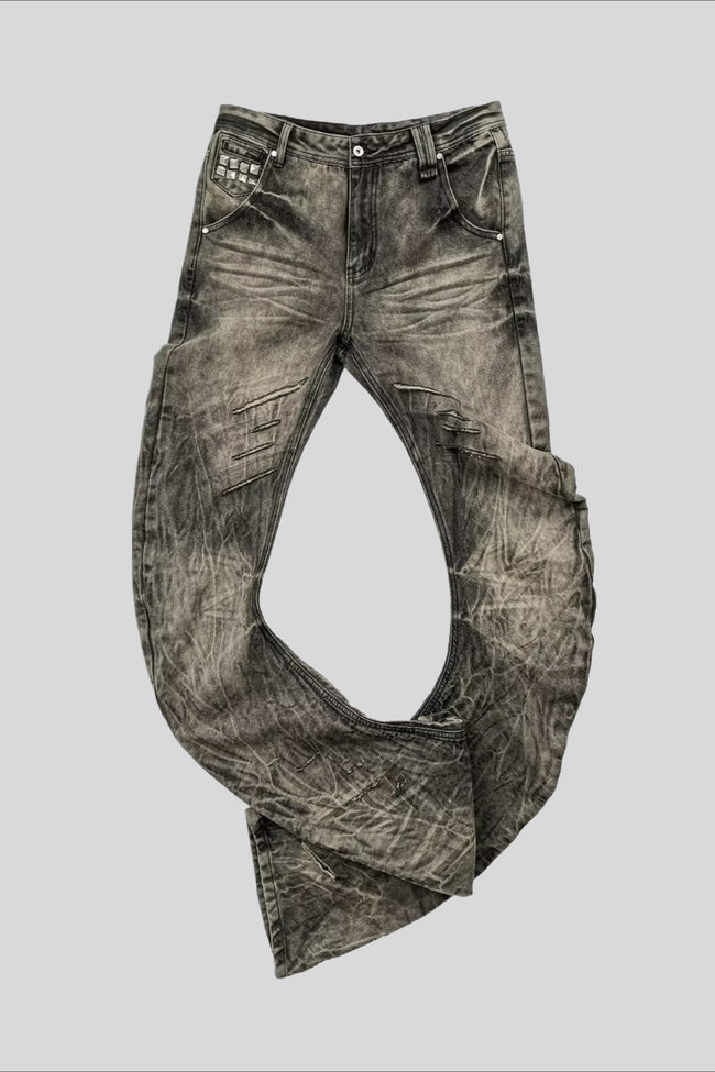 Stacked Wash Slim Flare Jeans Main image