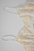 Lace Trim Spaghetti Strap Bodycon Mini Dress