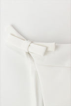 Sweet Style Bow Detailed Hem Casual Tank Top