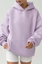 Oversized Solid Pullover Hoodie