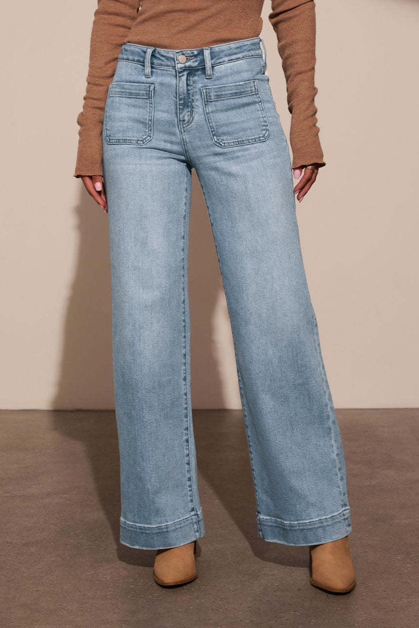Vintage High Rise Relaxed Wide Leg Jeans