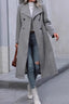 Slim Fit Double Breasted Wool Overcoat