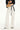Stretch Slim Fit White Cargo Jeans Secondary image
