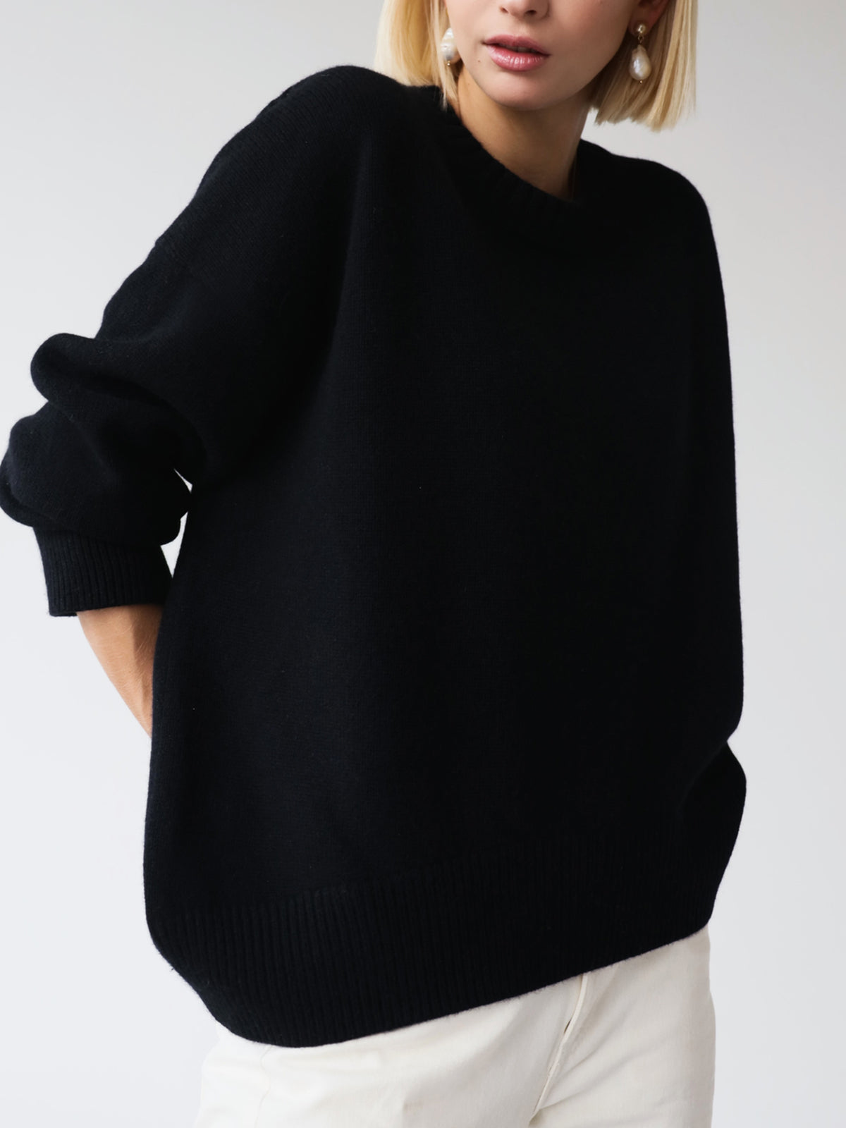 Candyfloss Oversized Graceful Pullover Sweater