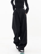 Casual Wide Graceful Leg Pants Black / XS Pants