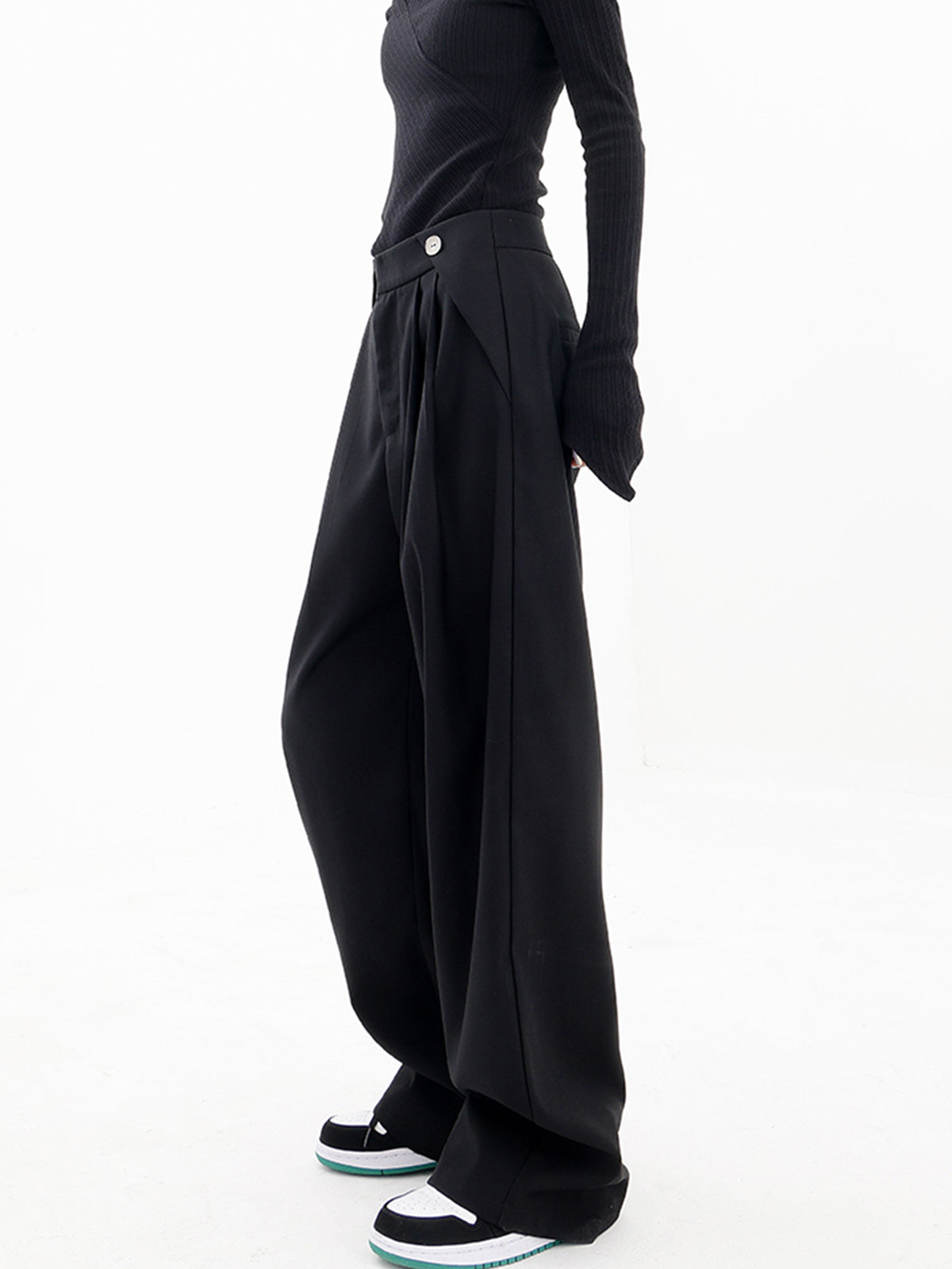 Casual Wide Graceful Leg Pants Secondary image