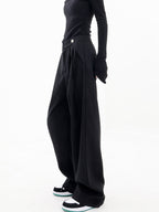Casual Wide Graceful Leg Pants Pants