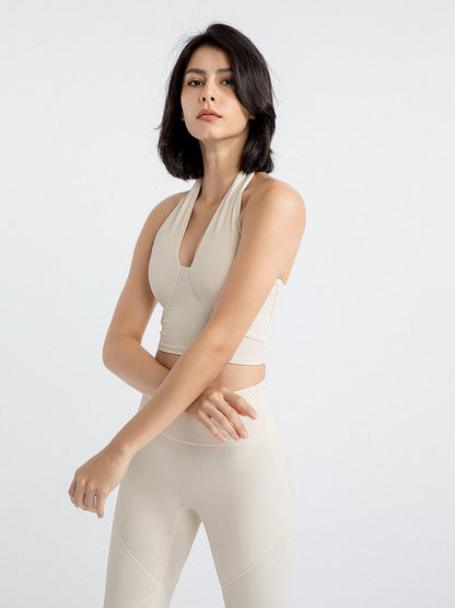 Halter Cropped Graceful Tank Top