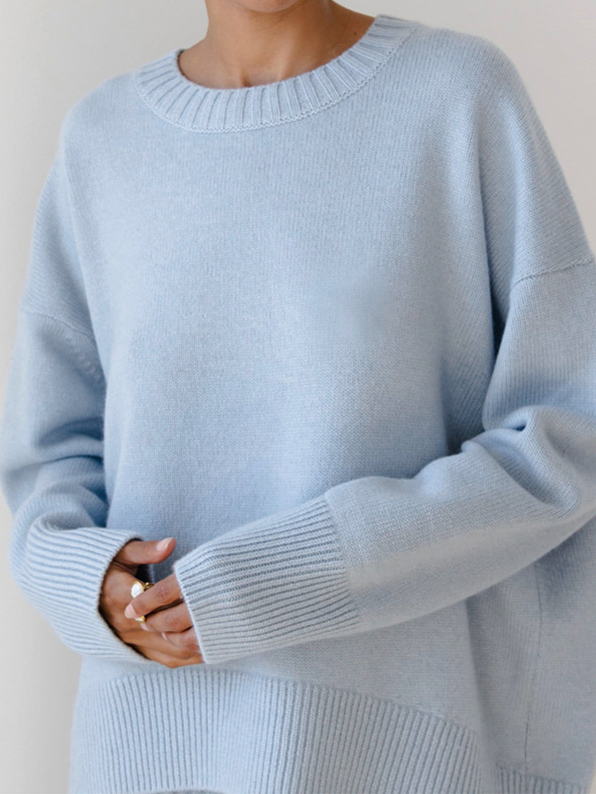 Candyfloss Oversized Graceful Pullover Sweater