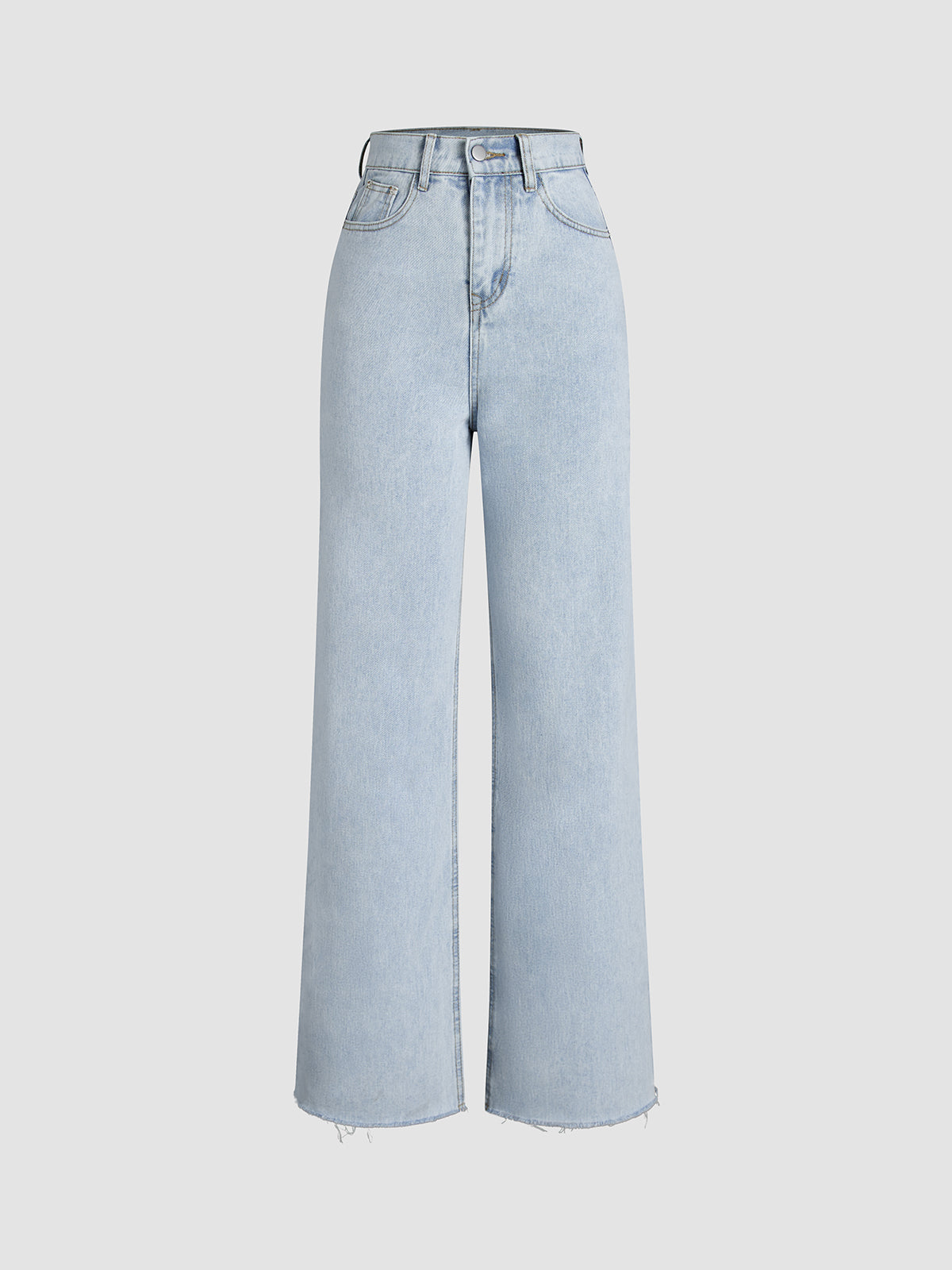 Denim Straight Graceful Leg Jeans Jeans