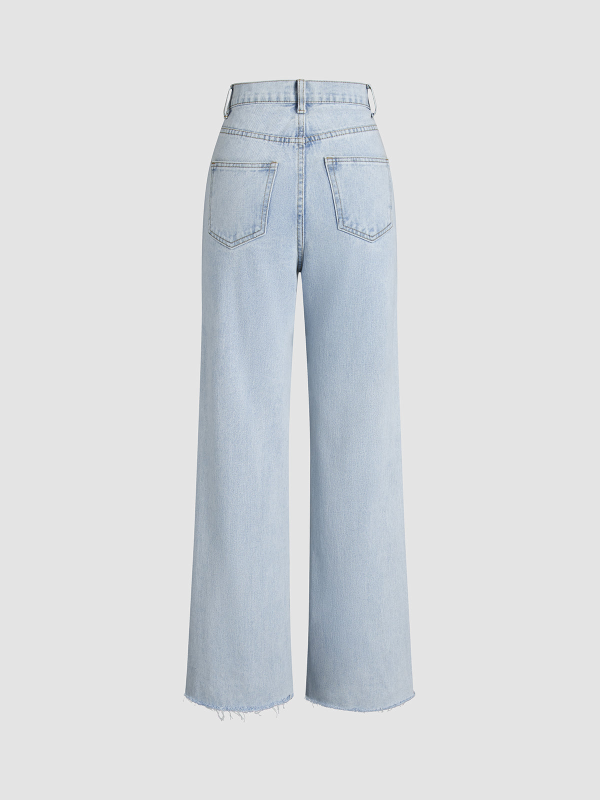 Denim Straight Graceful Leg Jeans Jeans