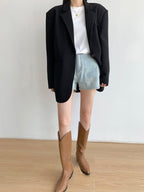 Single Breasted Graceful Essential Blazer Blazers