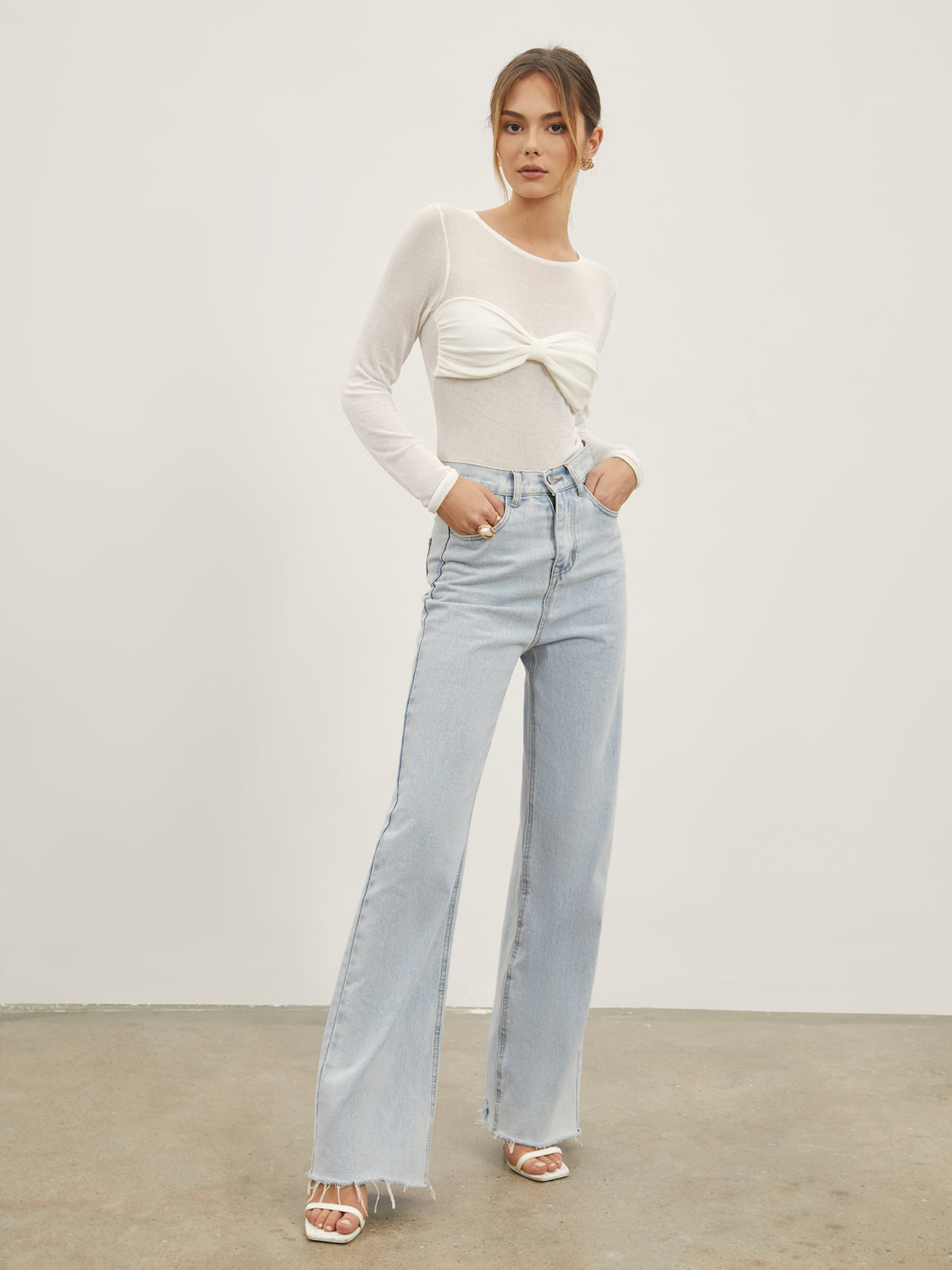 Denim Straight Graceful Leg Jeans Secondary image