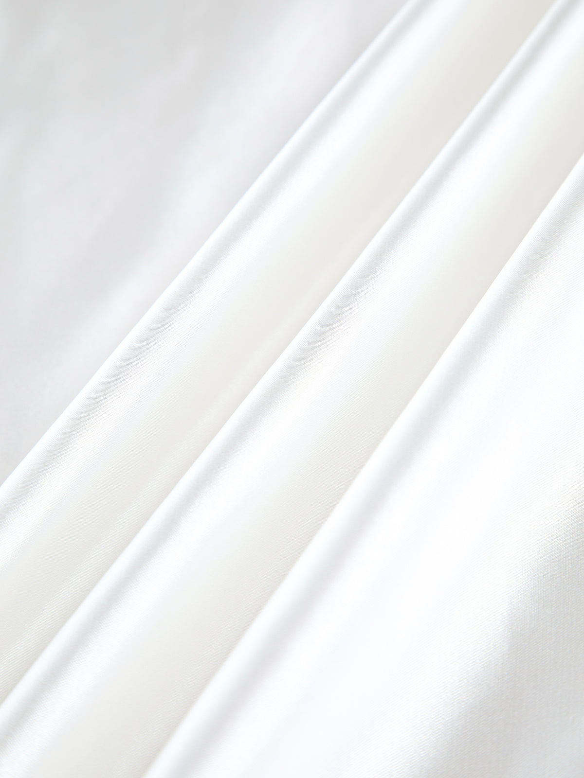 Zippered Satin Graceful A Line Midi Skirt Skirts