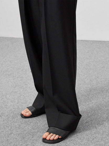 Nostalgia Pleat Graceful Wide Leg Pants