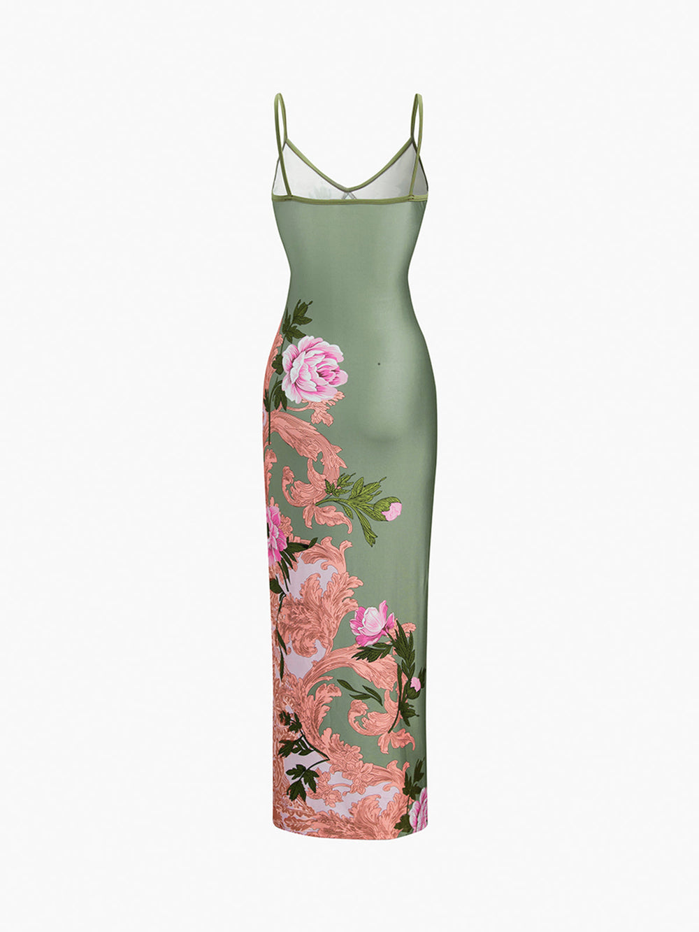 Summer Floral Graceful Long Dress Floral Dresses
