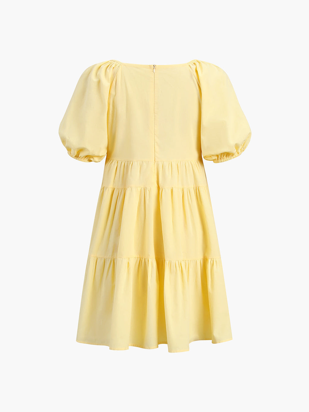 Sunshine Zippered Plunge Trendy Skater Short Dress Dresses