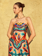 Flaming Passions Graceful Back Tie Top Orange / XS Tank Tops & Camis